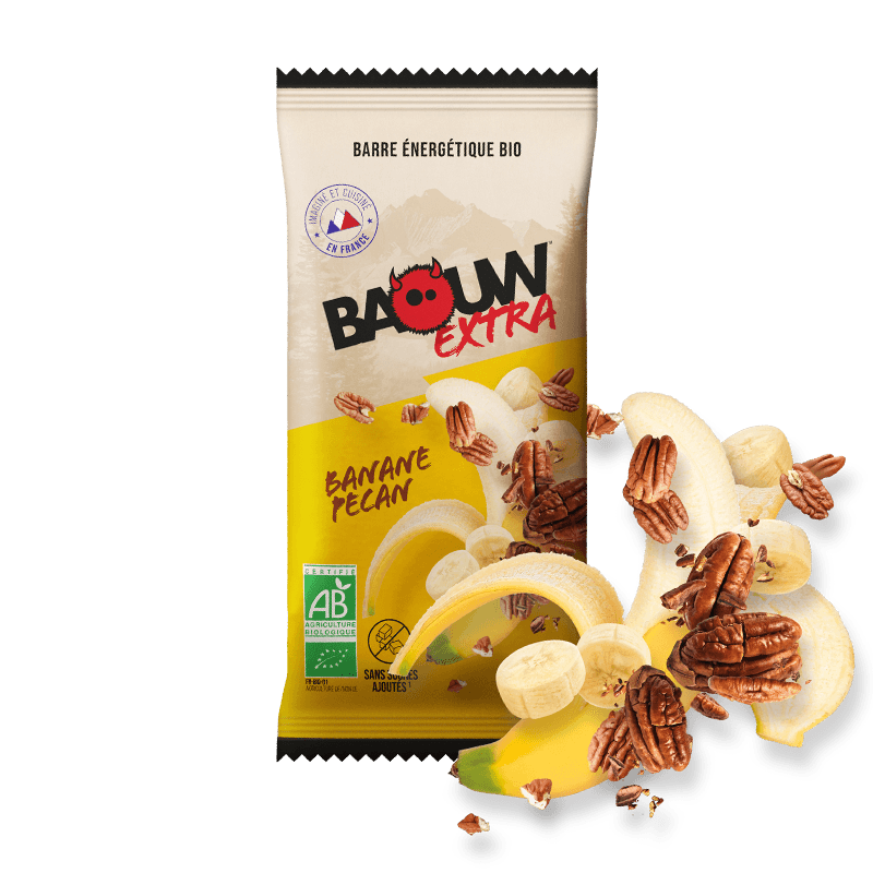 Baouw Energieriegel 50 g - Banane /  Pekannuss